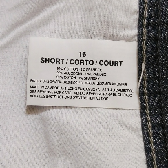 Gloria Vanderbilt Gray Amanda Jeans Size 16 Short - Picture 5 of 6